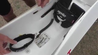 Epic Deluxe Leg Leash Installation surf ski accessories