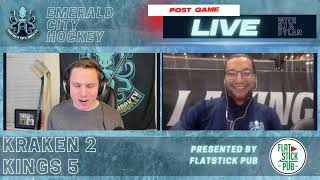 ECH Postgame Live presented by @FlatstickPub - Kraken @ Kings