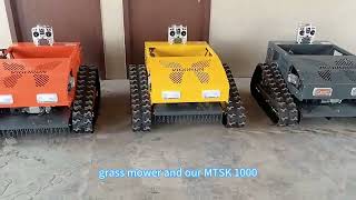 Terreno complesso con ostacoli misti: rasaerba cingolato a batteria, produttore distributore cinese.