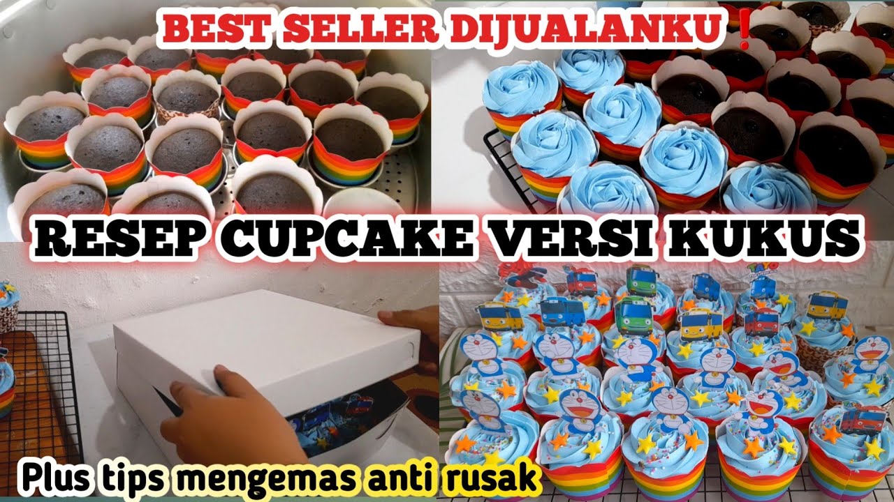 RESEP CUP CAKE VERSI KUKUS. BAHAN EKONOMIS HASIL ISTIMEWA. ANTI GAGAL❗ RESEP CUP CAKE VERSI KUKUS. BAHAN EKONOMIS HASIL ISTIMEWA. ANTI GAGAL❗