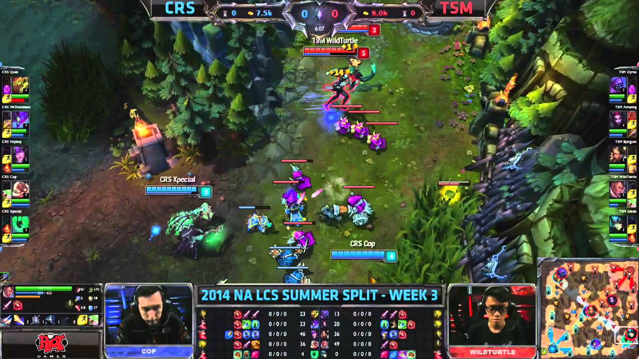 CRS vs TSM - 2014 NA LCS Summer W3D2