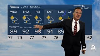 WPTV First Alert Weather Forecast for night of Oct. 10, 2023