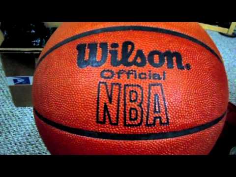 rare vintage Wilson official NBA leather game ball...