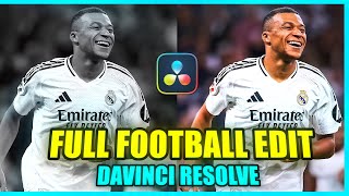 How to Make FOOTBALL EDITS in Davinci Resolve | Beginner Tutorial