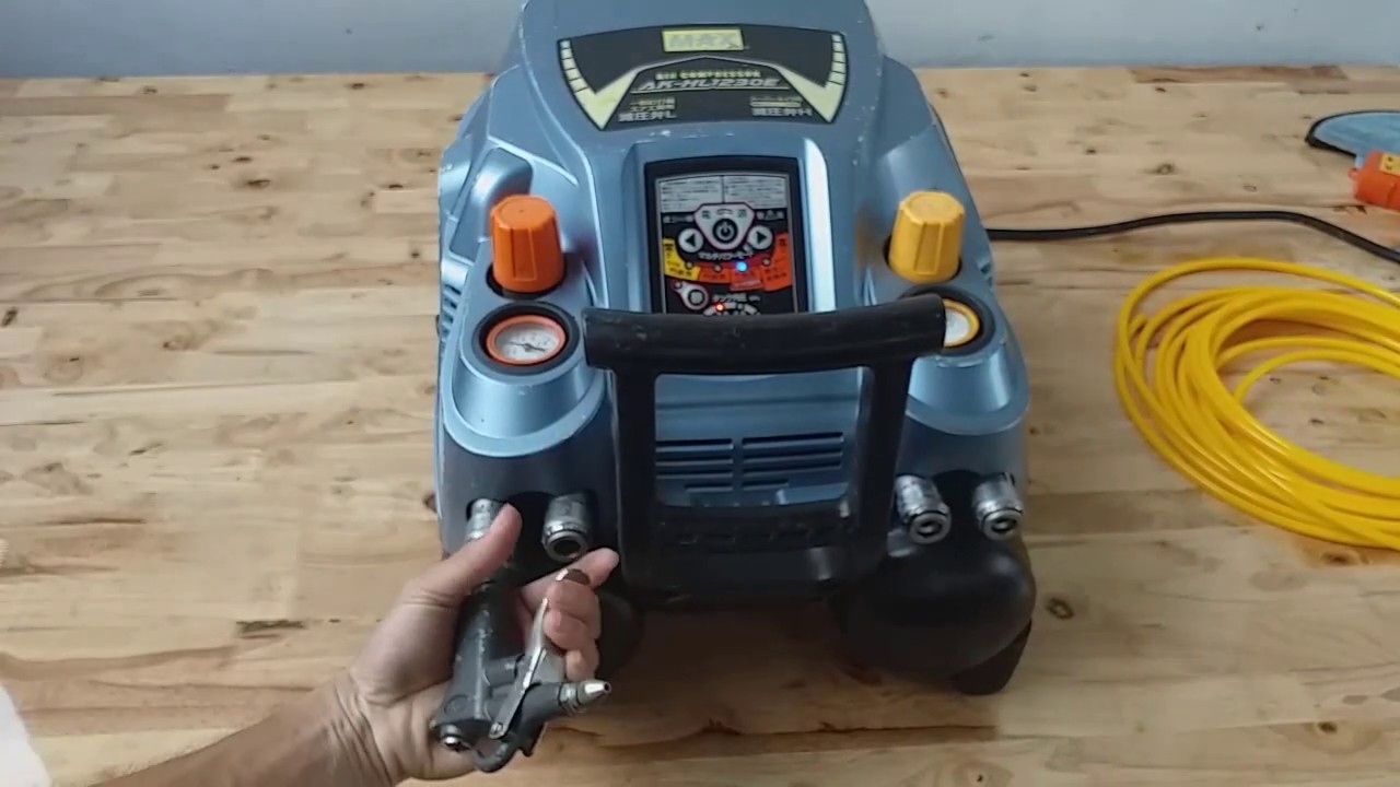 Test máy nén khí Max AK-HL 1230E áp nén tùy chọn 15kg - 30kg 