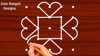 Beautiful flower rangoli designs ❤️Rose kolam designs ❤️pandaga muggulu/Diwali special rangoli 5dots Beautiful flower rangoli designs ❤️Rose kolam designs ❤️pandaga muggulu/Diwali special rangoli 5dots