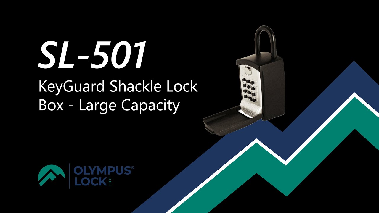 Lock Box KeyGuard SL-501 Punch Button Large Capacity Key Storage ...