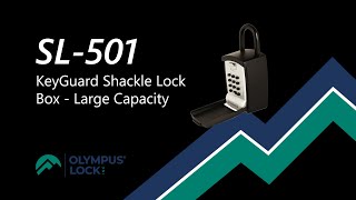 KeyGuard Shackle Lock Box SL-501 Overview
