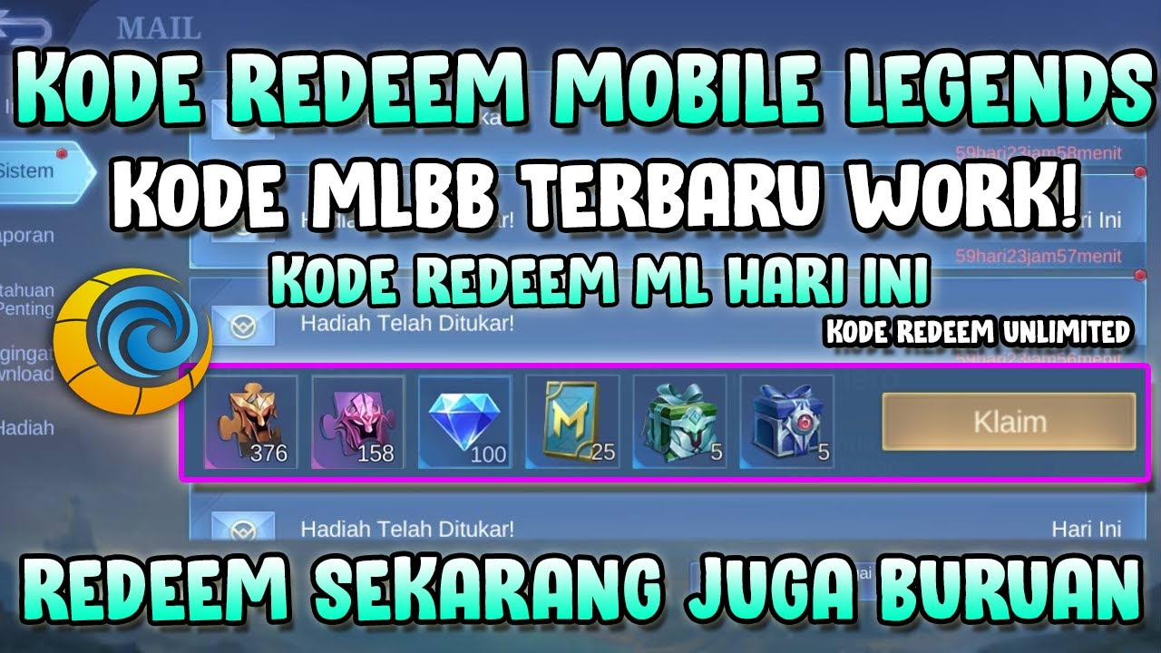 BURUAN REDEEM! 3 KODE REDEEM ML HARI INI - KODE REDEEM MOBILE LEGENDS ...