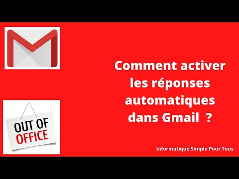 Comment activer les réponses automatiques dans gmail ?