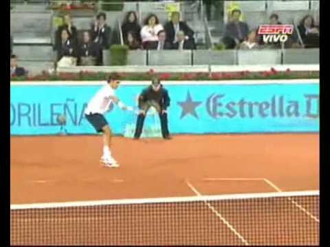 MS 1000 Madrid: Roger Federer vs Stanislas Wawrinka. Last Game of the match
