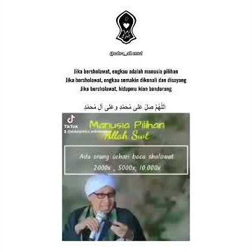 Buya Yahya : Orang bisa bersholawat itu pilihan Allah