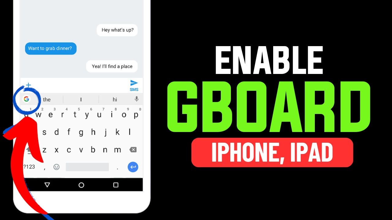 How To Add & Use Gboard { Google Keyboard } On iPhone - iPad - YouTube