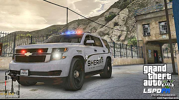 GTA 5 LSPDFR 0.3.1 - EPiSODE 300 - LET'S BE COPS - SHERIFF TAHOE PATROL (GTA 5 PC POLICE MODS)