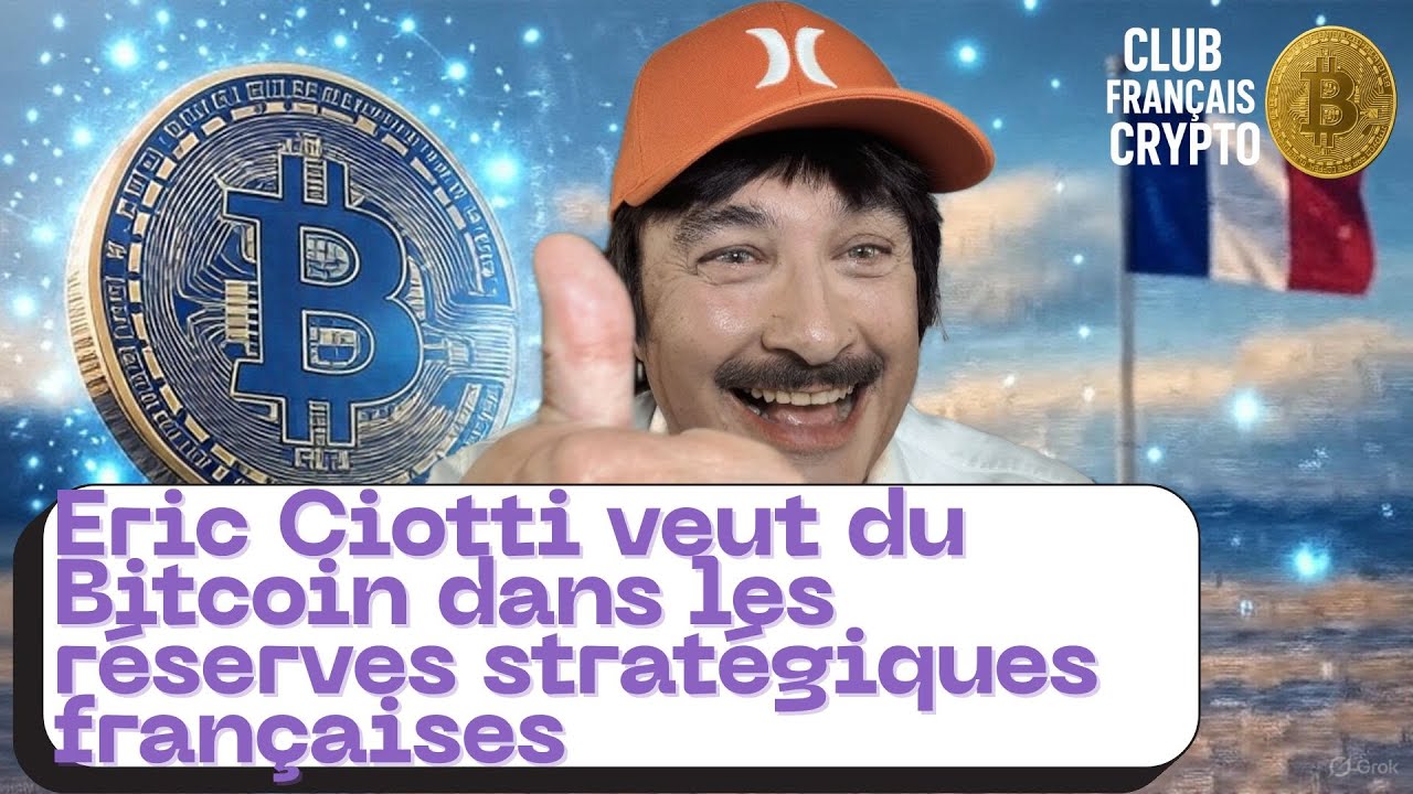 Eric Ciotti veut du Bitcoin dans les réserves stratégiques françaises