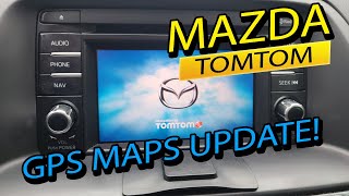 to Update MAZDA GPS NAVIGATION MAPS on Mazda CX5 or similar - YouTube