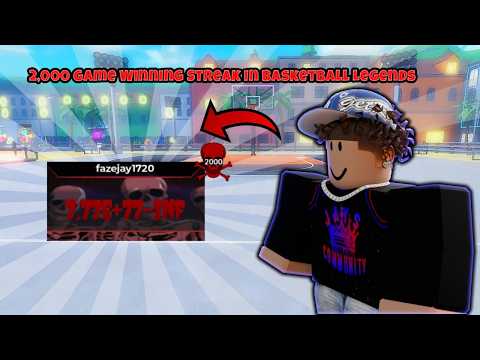 I Got A 2,000 Game Winning Streak In Basketball Legends
