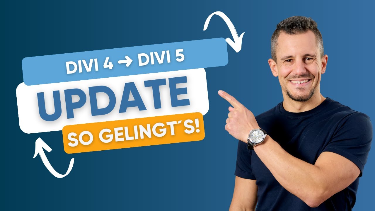 Divi 4 auf Divi 5 aktualisieren: So gelingt dir das Update 🇩🇪 - YouTube