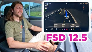 FSD 12.5 Is So Good! Near Perfect First Drive
