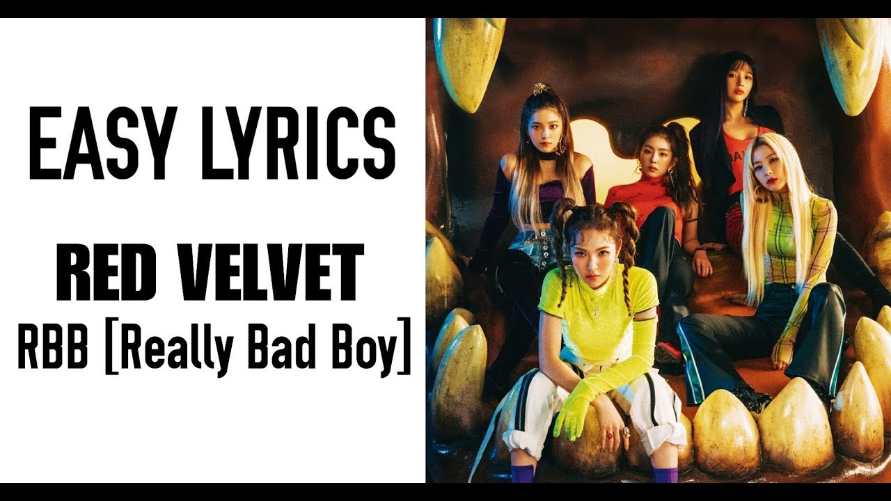 RED VELVET - RBB [Really Bad Boy] EASY LYRICS