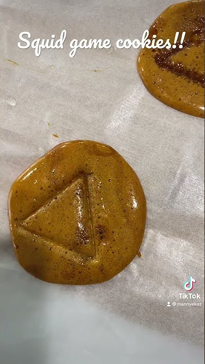 How to make Squid Game cookies - YouTube