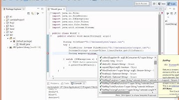 Data analysis tutorials:001 - Java 8 and R for wordcount