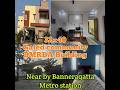S35 32×40 BMRDA Near to Bannerghatta Metro station Gated community 'A' Khata building for sale,,!!!