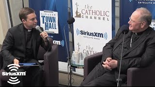 Cardinal Timothy Dolan Sends First Live Tweet // SiriusXM // Catholic Channel