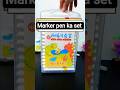 Super Dark & Smooth Marker Pens 😍 | 100+ Color Art Marker Set | Easy Drawing #shorts #stationery