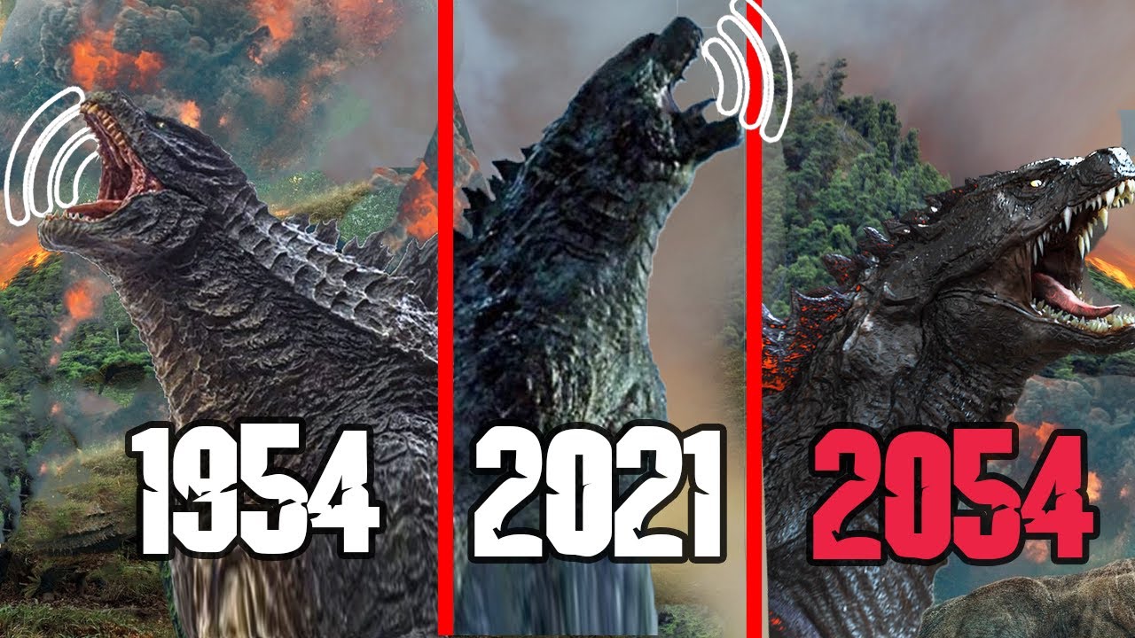 Evolution of Godzilla [195420232054] YouTube