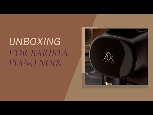 L'OR BARISTA Coffee & Espresso System - Piano Noir