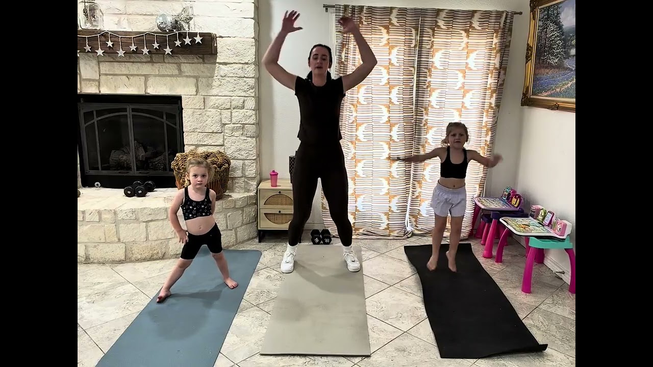 Mom + Kids HIIT Workout - YouTube