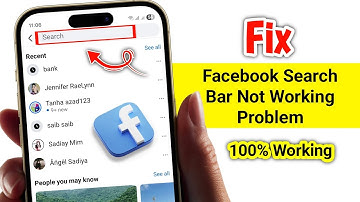 Fix Facebook Search Bar Not Working Problem | 100% Working