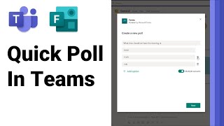 How to create a quick poll in Microsoft Teams [2021]