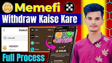 Memefi Ka Witdraw Kaise Kare | Memefi Withraw To OKX Exchange | Memefi Withdrawal