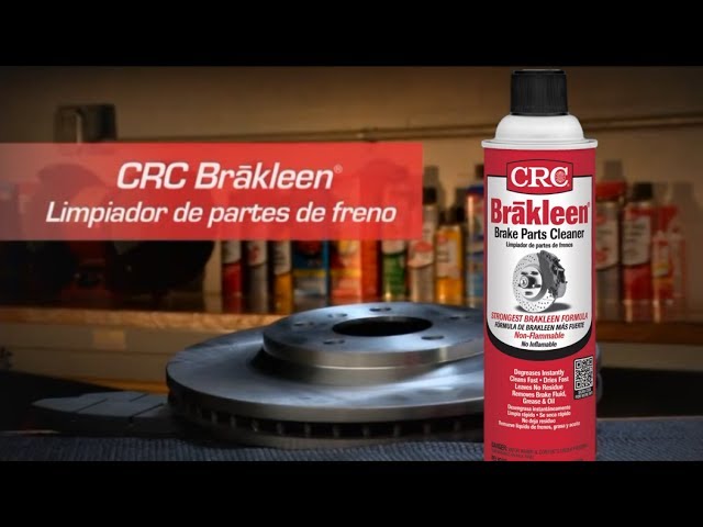 Video de instrucciones para el limpiador para partes de freno Brakleen® de  CRC 