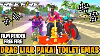 FILM PENDEK FREE RIRE!! DRAG LIAR PAKAI TOILET EMAS!! KISAH TOILET EMAS EMPEROR!!