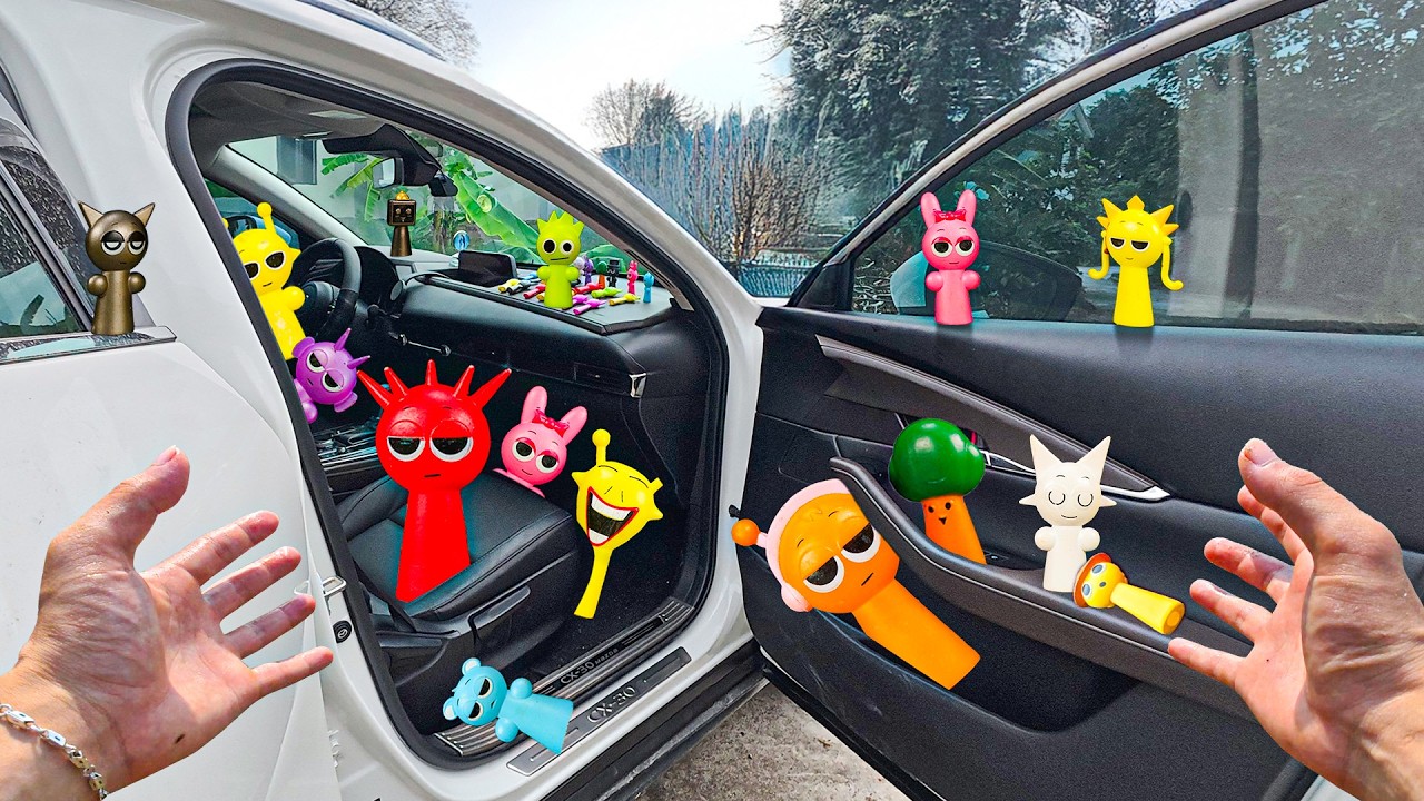 🔴 LIVE 24 Hours Finding Sprunki in the Car – Can We Find Them?🚗