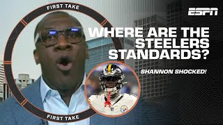 Shannon Sharpe's SHOCKED by Steelers' STANDARDS 🗣️ ' You either COACH or CONDONE this!' | First Take
