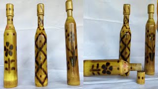 Bamboo Bottle | Simple Arts And Crafts |