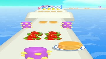 Pancake Run Game #2 Android, iOS Walkthrough Gameplay
