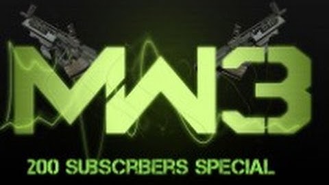 200 SUBSCRIBERS SPECIAL( Mw3) trickshot + cross map TK !!!!!