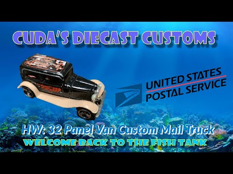 CDC: HW:32 Ford Panel Van Custom Mail Truck