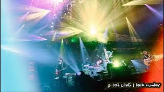 【歌詞付き】003 LIVE | back number