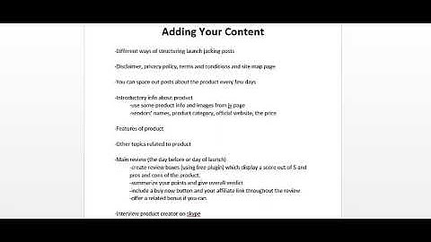 5 Step Launch Jacking Formula Video 5   Content