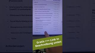 ChatGPT Praxiskurs - für dich kostenlos Link in Beschreibung