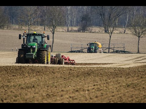 Gülle & einarbeiten 2022: John Deere 6215R I Horsch Cruiser I Zunhammer