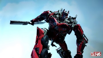3 Skills of  Sentinel Prime: Disguise, Hurdling, and Arm Chop  [Transformers Stop Motion Animation]