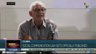 Cuba: Social Communication Law published