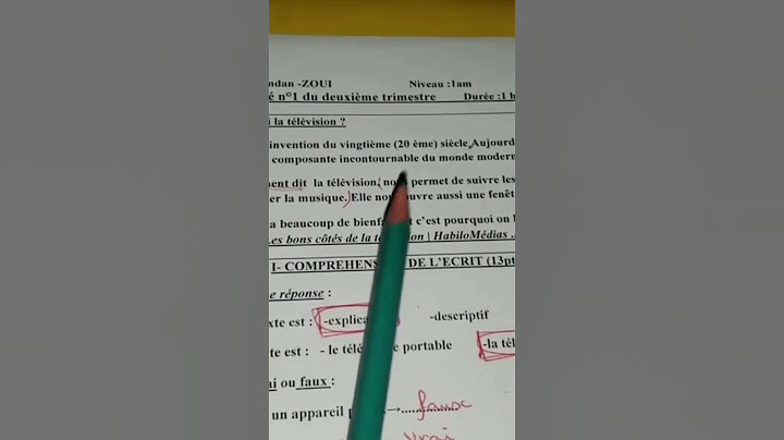 فرض الفرنسية للسنة  الاولى متوسط